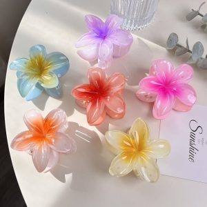 flower claw clips
